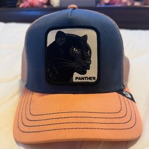 Goorin bros. black panther multi color rare animal Farm hat